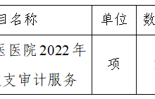 田東縣中醫(yī)醫(yī)院2022年度財(cái)務(wù)收支審計(jì)服務(wù)采購成交結(jié)果公告