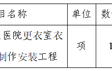 田東縣中醫(yī)醫(yī)院更衣室衣柜等木工制作安裝工程采購成交結果公告