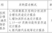 田東縣中醫(yī)醫(yī)院關于醫(yī)療業(yè)務綜合樓消防設施、暖通改造及室內(nèi)裝飾修繕項目設計服務院內(nèi)詢價采購公告
