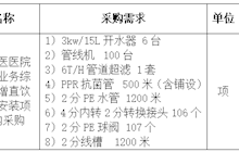 田東縣中醫(yī)醫(yī)院新院區(qū)業(yè)務(wù)綜合樓新增直飲水采購安裝項目院內(nèi)采購公告