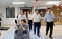 市殘疾人聯(lián)合會到我院調(diào)研兒童康復(fù)救助項(xiàng)目工作