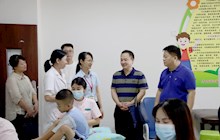 自治區(qū)殘聯(lián)一行到我院開展殘疾兒童康復(fù)救助工作調(diào)研