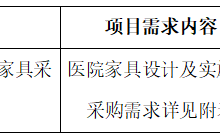 田東縣中醫(yī)醫(yī)院醫(yī)用家具采購項(xiàng)目院內(nèi)推介詢價(jià)公告
