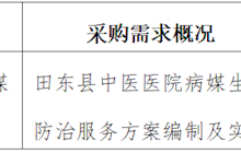 田東縣中醫(yī)醫(yī)院2025年1月采購(gòu)意向