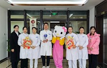 金蛇獻瑞迎新春　護理部慰問暖人心