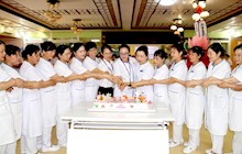 田東縣中醫(yī)醫(yī)院舉辦“關(guān)愛護(hù)士隊(duì)伍　守護(hù)人民健康”國際護(hù)士節(jié)慶祝活動(dòng)